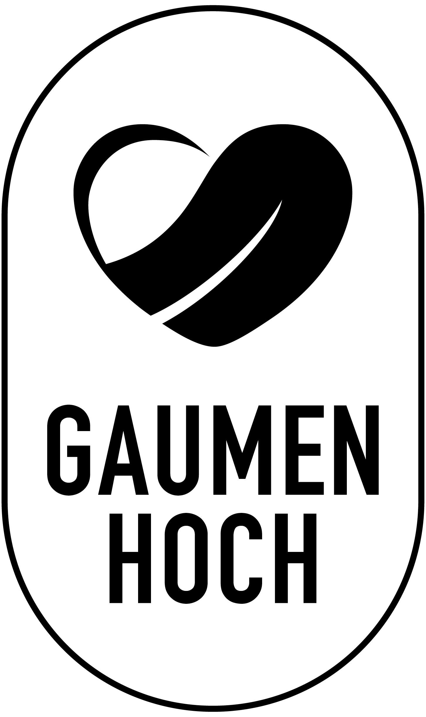 Logo des Gaumen Hoch Gütesiegels