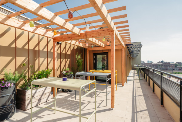 Dachterrasse im Hotel Schani Wien