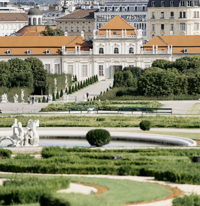 Das Untere Belvedere in Wien.